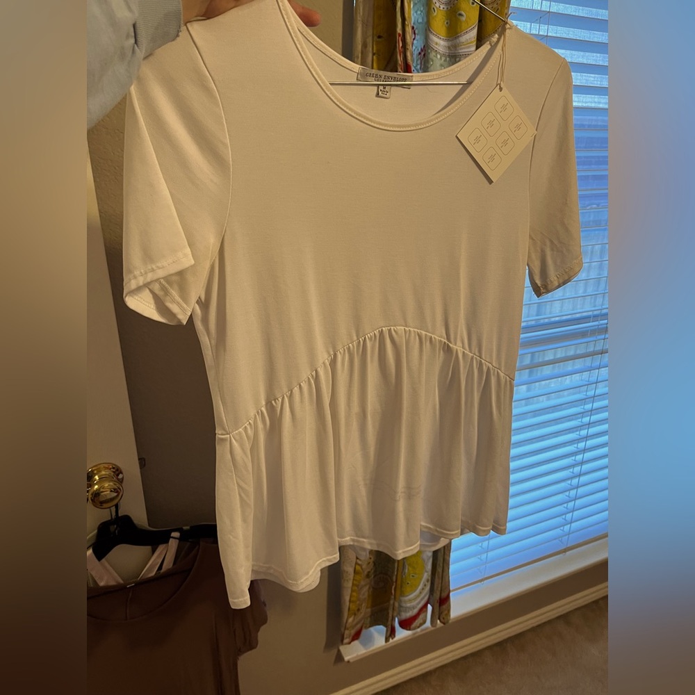 Elegant White Women's Top